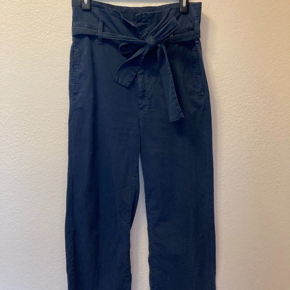 Mother The Paperbag Greaser Navy Pants - Picture 1 of 4